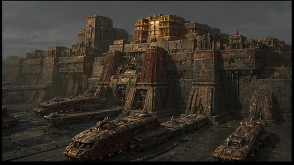 Ordel Deep Titan homeworld production backdrop